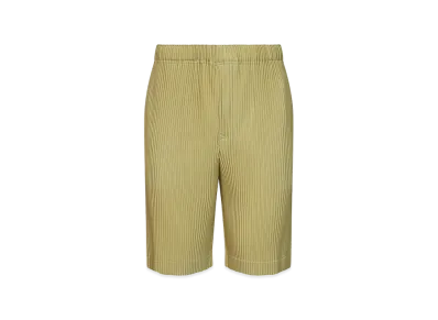 HOMME PLISSE ISSEY MIYAKE Shorts "Agave Cream Green"