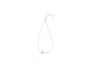 LOEWE Flower Necklace "White/Gold"