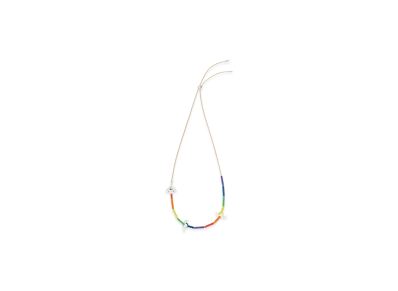 LOEWE Flower Necklace "Silver/Multicolor"