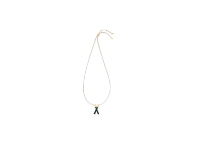 LOEWE Hanging Doll Necklace "Gold/Black"