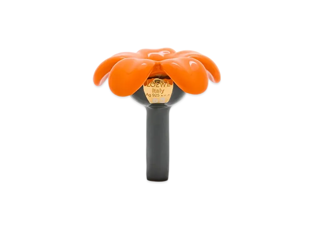 LOEWE Flower Seat Pendant "Gold/Orange"
