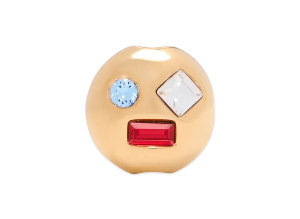 LOEWE Doll Head Pendant "Gold/Red"