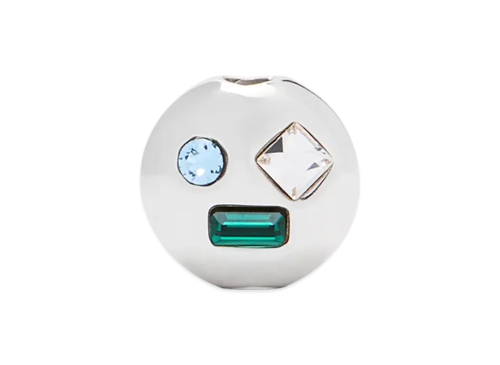 LOEWE Doll Head Pendant "Silver/Green"