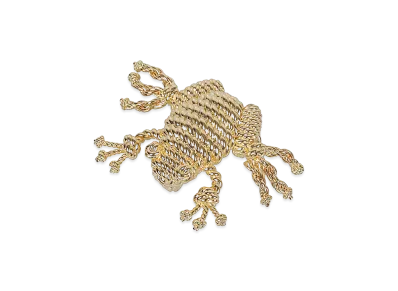 LOEWE Women's Frog Pin "Gold"