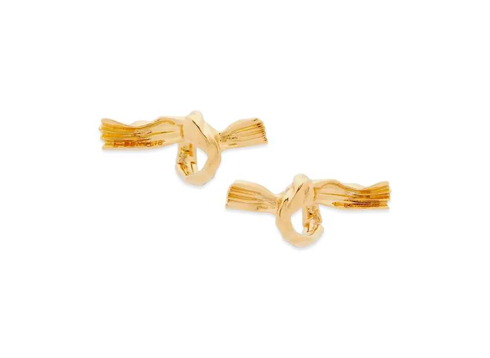 LOEWE Knuckle Knot Earrings "Gold"