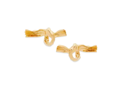 LOEWE Knuckle Knot Earrings "Gold"
