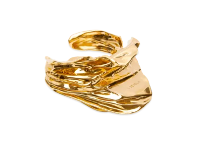 LOEWE Pleated Fan Cuff "Gold"