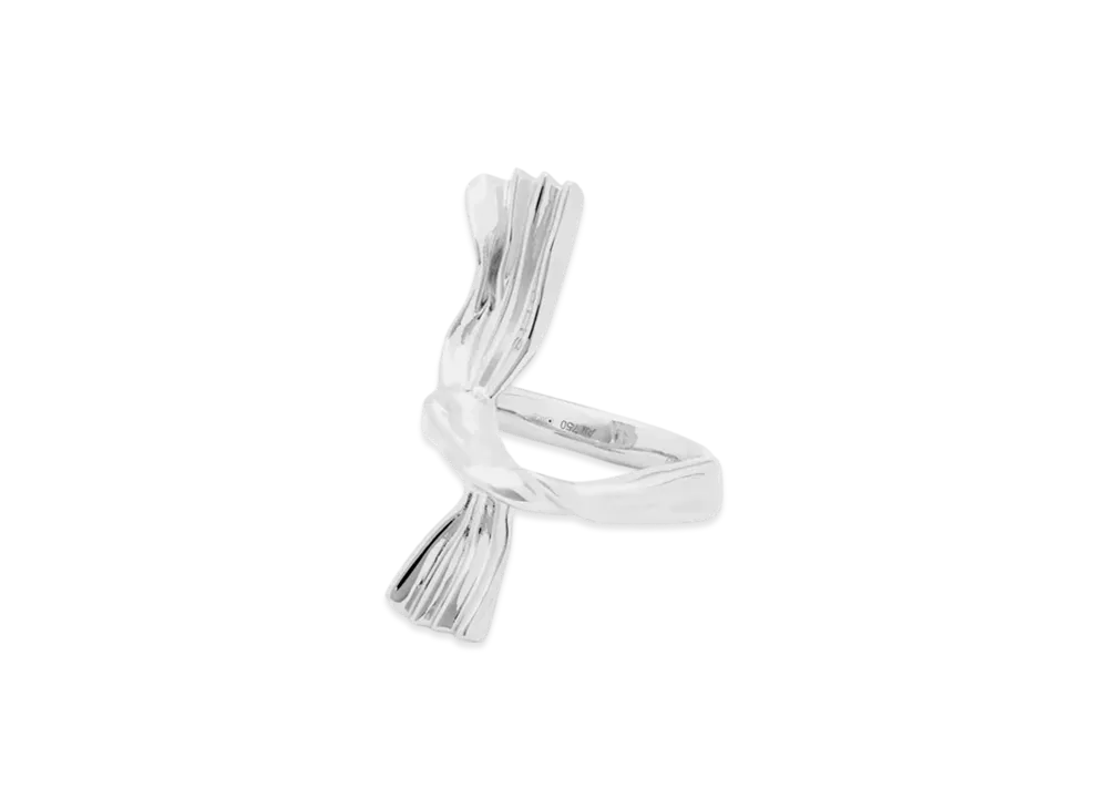 LOEWE Knuckle Knot Ring "White Gold"