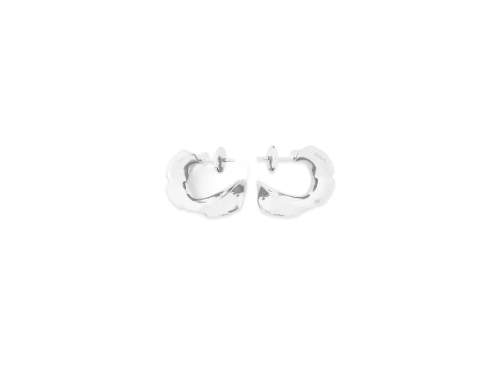 LOEWE x Lynda Benglis Elephant Earrings in Sterling Silver "Silver"