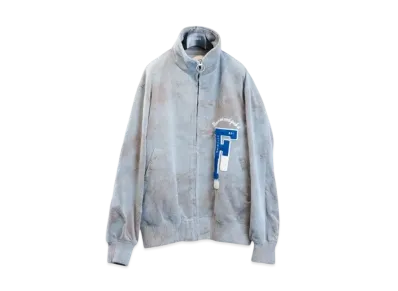 SEVESKIG Flocked Velvet Track Jacket "Beige" JK-SV-NYA-1003