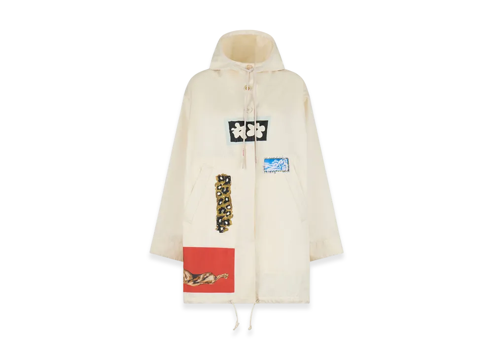 MARNI x Olaolu Slawn x Soldier Boyfriend Taffeta Parka "Ivory"