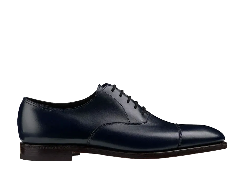 JOHN LOBB City II 7000 Calf Leather "Navy" E Single Leather Sole