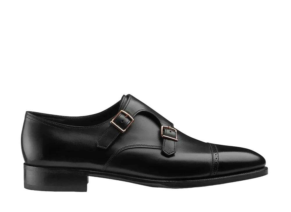JOHN LOBB Philip II Double 7000 Oxford Calf "Black" E Prestige Leather Sole