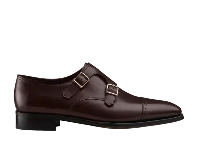 JOHN LOBB Philip II Double 7000 Oxford Calf "Dark Brown" E Prestige Leather Sole