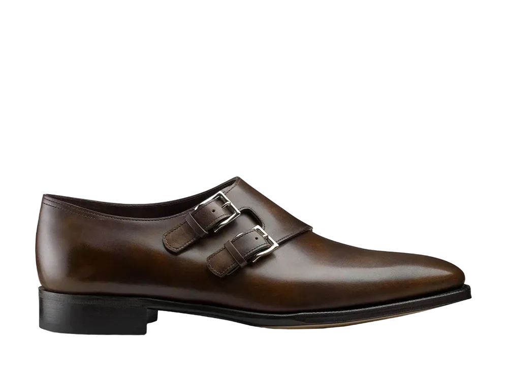 JOHN LOBB Chapel 8000 Museum Calf "Dark Brown" E Prestige Leather Sole
