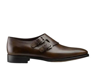 JOHN LOBB Chapel 8000 Museum Calf "Dark Brown" E Prestige Leather Sole