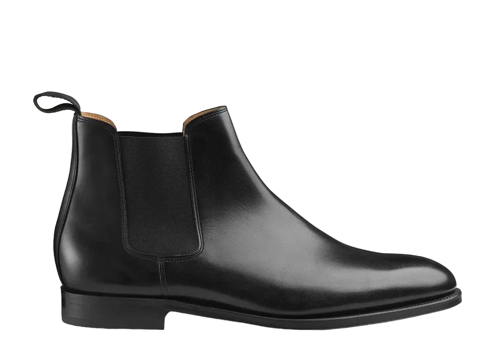 JOHN LOBB Lawry 8695 Calf Leather "Black" E Single Leather Sole