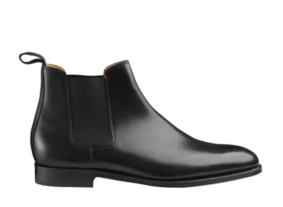 JOHN LOBB Lawry 8695 Calf Leather "Black" E Single Leather Sole