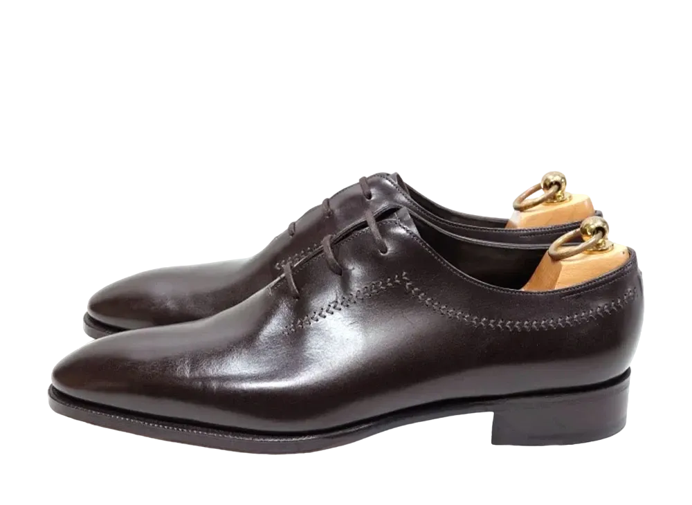 JOHN LOBB 2019 Holt 0118 Oxford Calf "Dark Brown" E Prestige Leather Sole