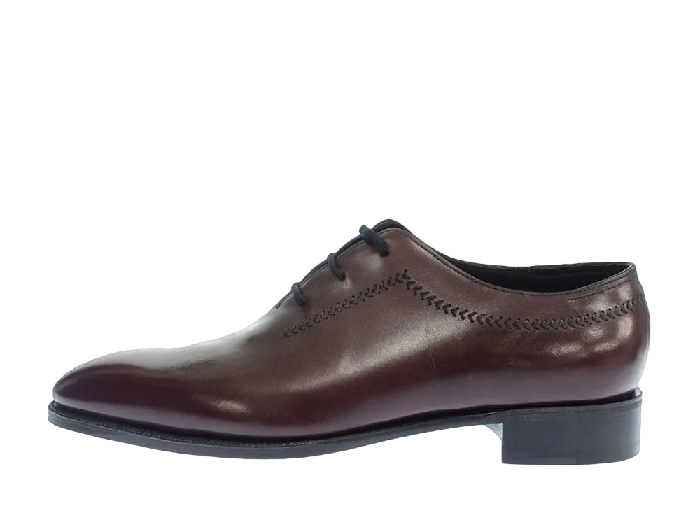 JOHN LOBB 2019 Holt 0118 Oxford Calf "Bordeaux" E Prestige Leather Sole