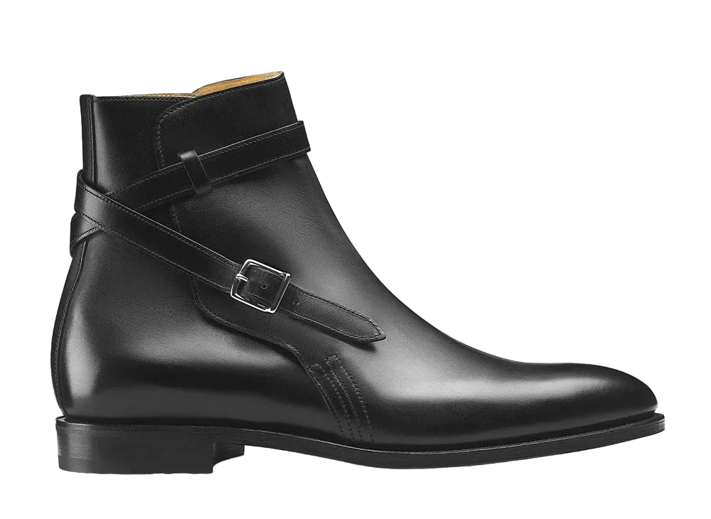 JOHN LOBB Abbot 8695 Calf "Black" E Single Leather Sole