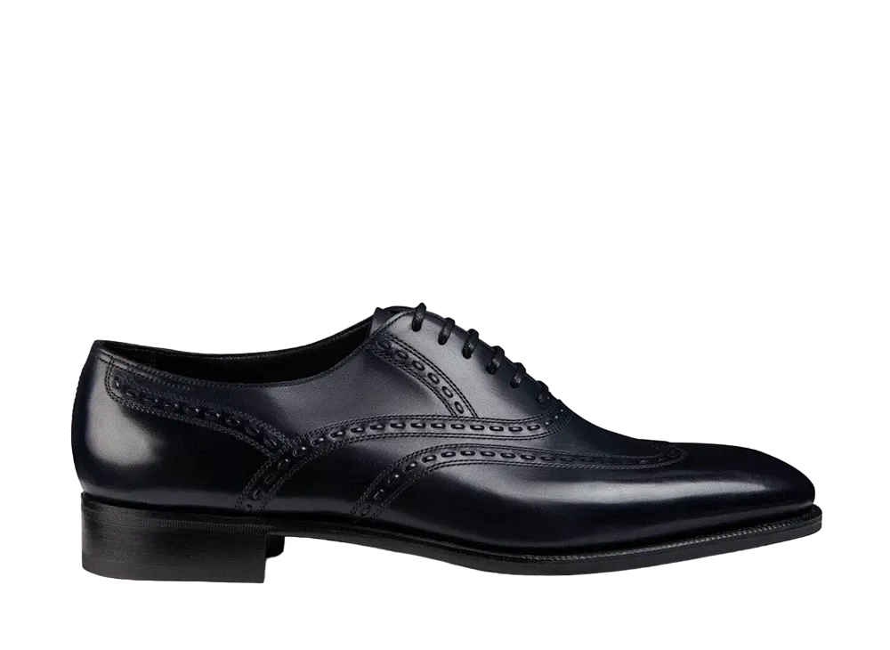 JOHN LOBB 2024 Henry 7000 Oxford Calf "Midnight Blue" E Prestige Leather Sole