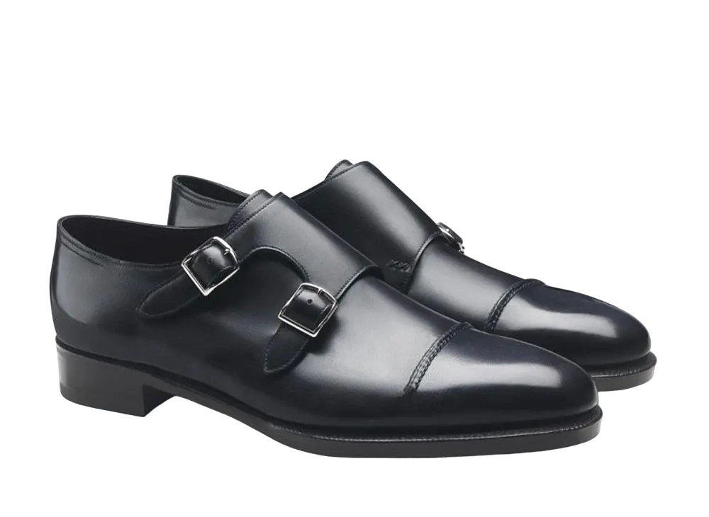 JOHN LOBB 2021 William 75 9795 Glazing Calf "Deep Blue" E Chambord Double Sole
