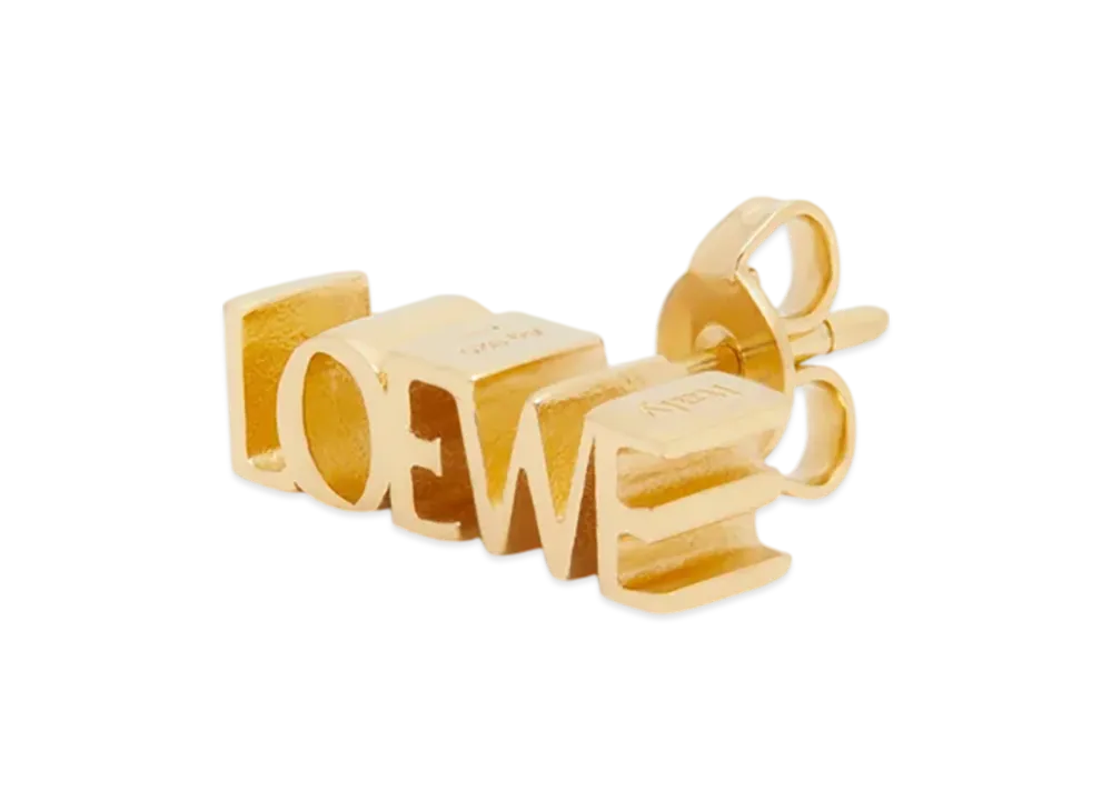 LOEWE Graphic Single Earring "Gold"
