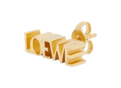 LOEWE Graphic Single Earring "Gold"
