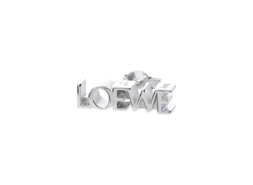 LOEWE Graphic Single Earring "Silver"