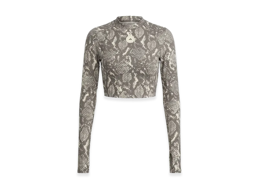 STELLA McCARTNEY Women's Snake Print Polyester Blend Sweater "Animal Print"