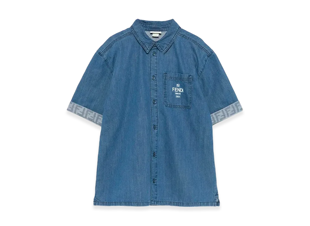 FENDI Kids Shirts "Dark Blue"