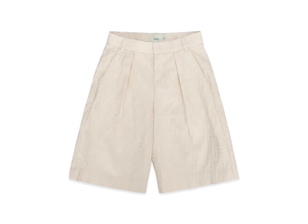 FENDI Kids Bermuda Shorts "Beige"