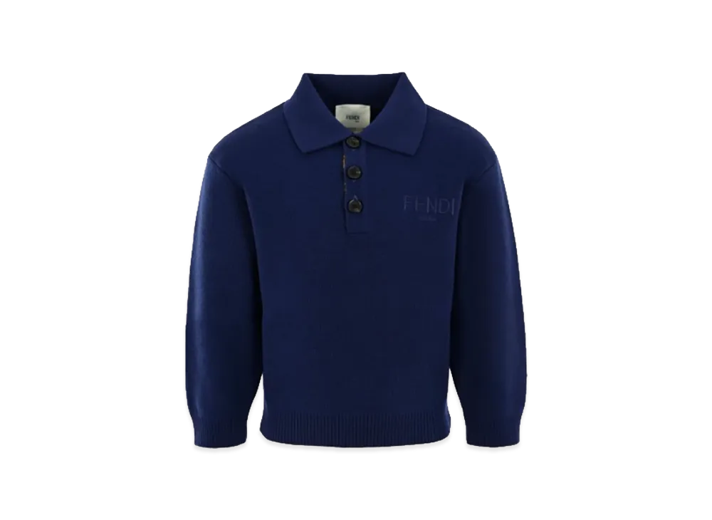 FENDI Kids Knitwear "Blue"