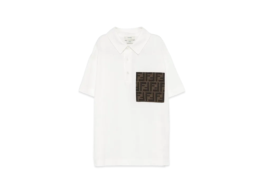 FENDI Kids Polo Shirt "White"