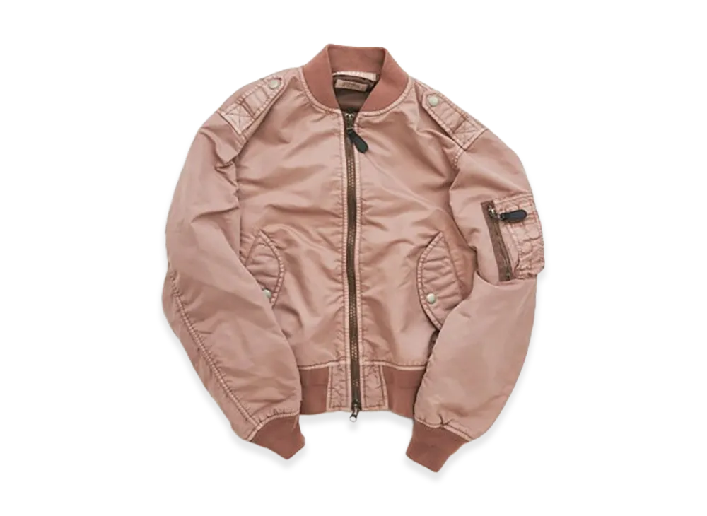 JOURNAL STANDARD relume Garment Dye L-2B Flight Jacket "Pink"
