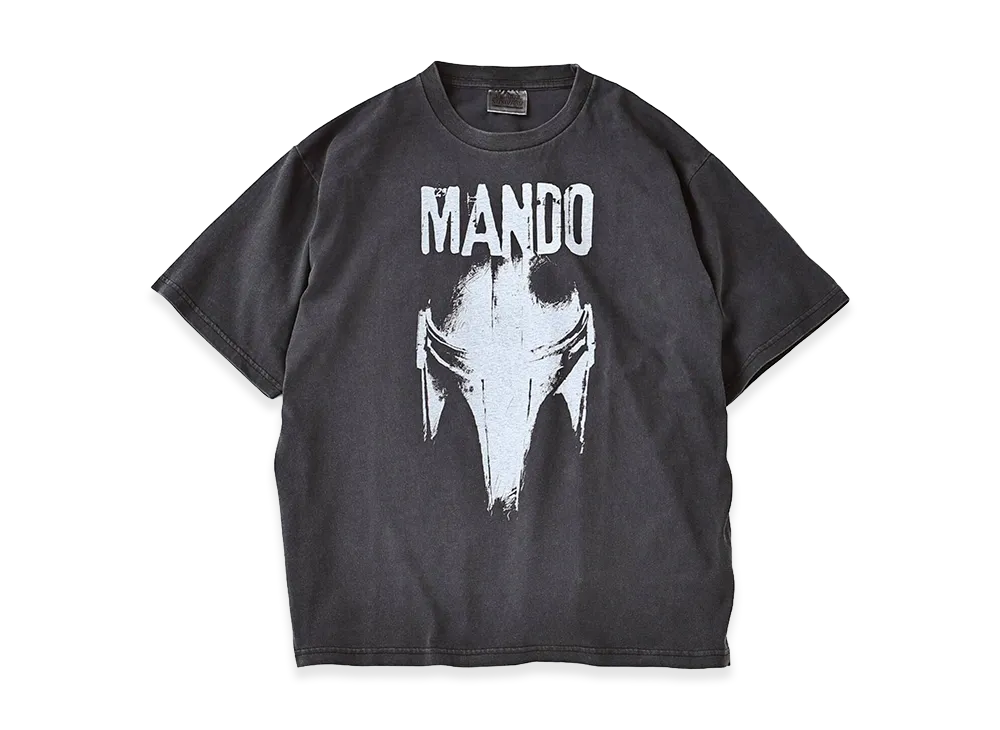 JOURNAL STANDARD x STAR WARS Mandalorian Print T-Shirt "Black A"