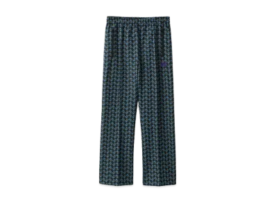 NEEDLES STUDIOUS Excusive Track Pants Poly JQ Floret "Black"