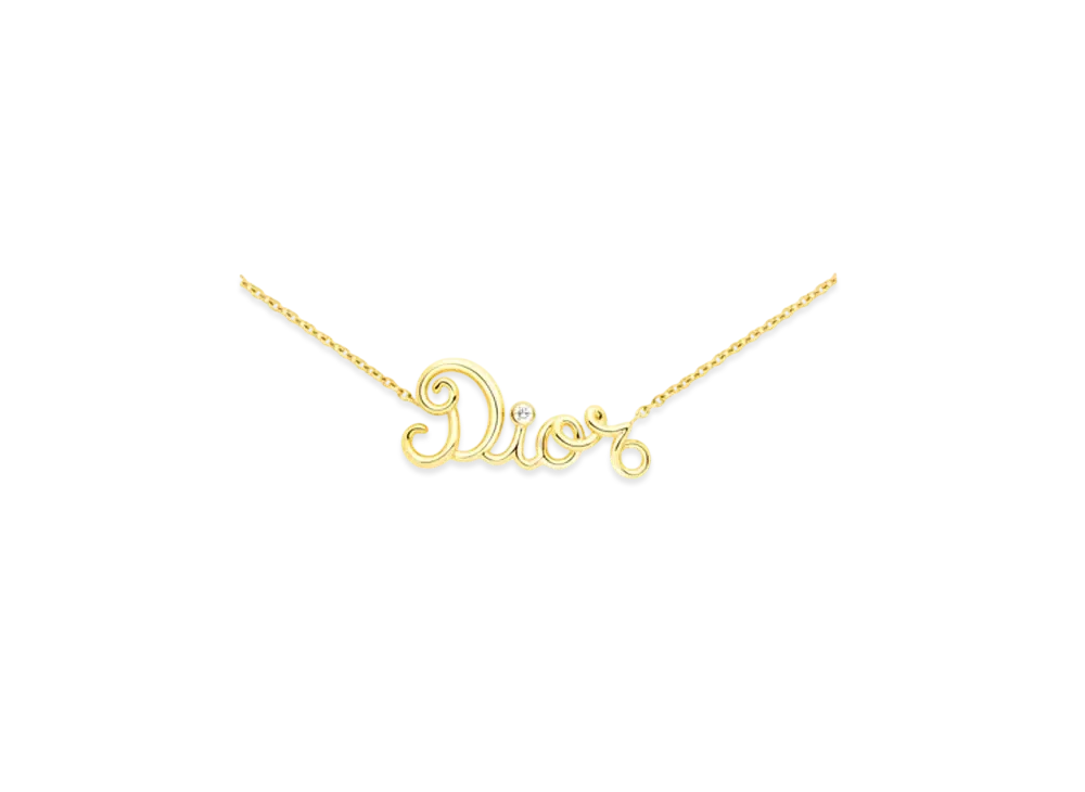 Dior Dioramour Necklace Diamond "Yellow Gold"