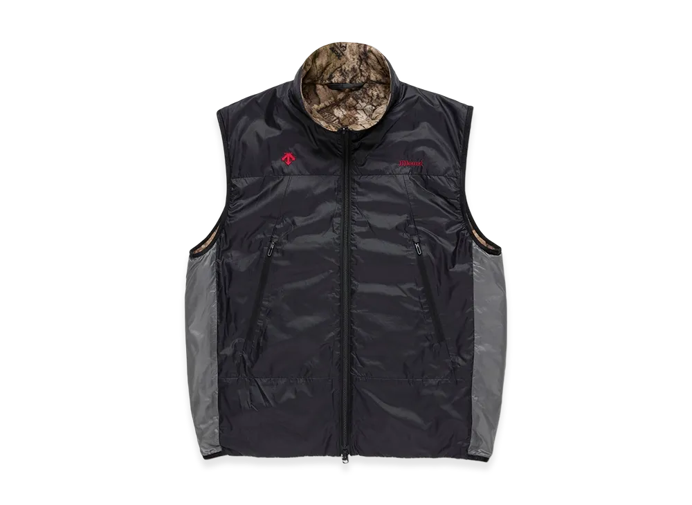 JJJJound x DESCENTE ALLTERRAIN Reversible Vest "Black"