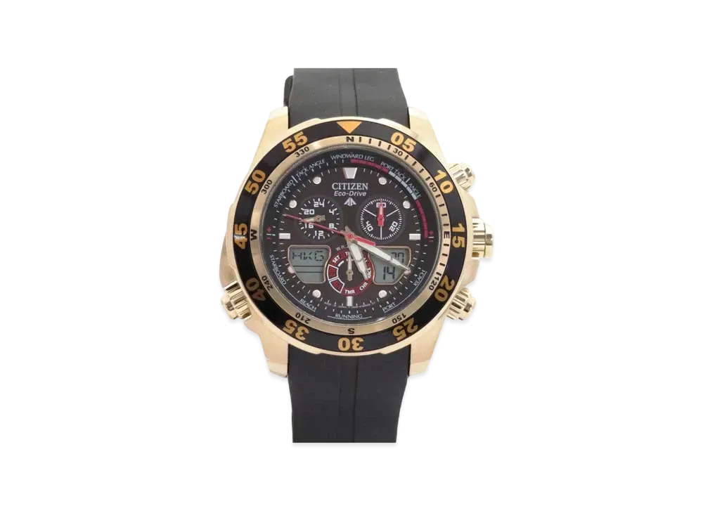 CITIZEN Promaster Eco Drive Yachting World Time "Black" JR4046-03E
