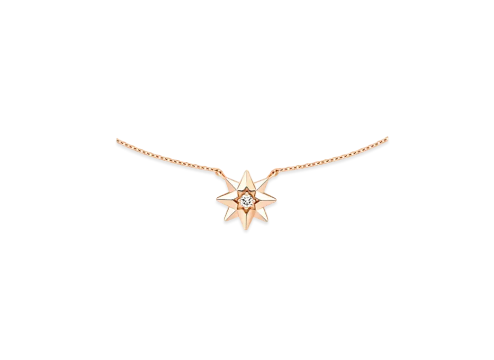 Dior Etoile des Vents Necklace Diamond "Pink Gold"