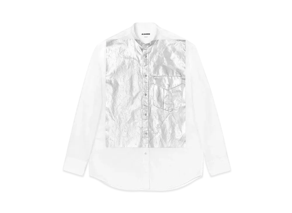 Jil Sander Men's 7 Days Shirts Wednesday Ginza Limited "Silver"