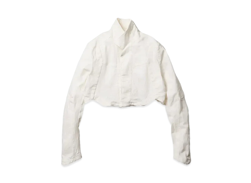 JULIUS Prism Denim Cropped Jacket 