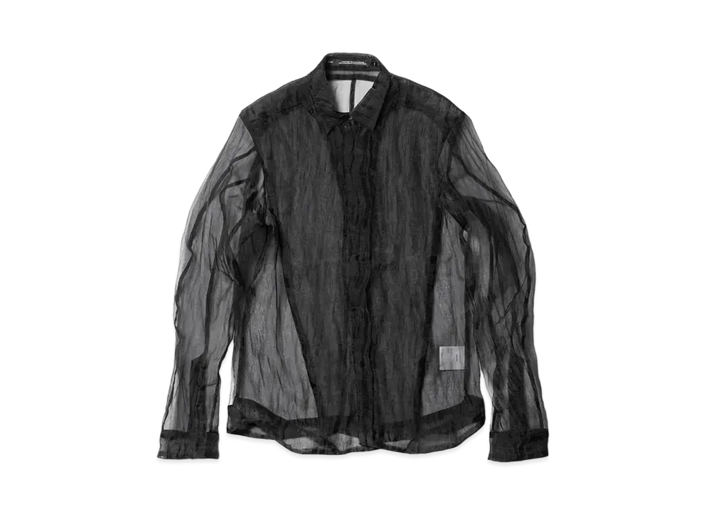 JULIUS Clear Formal Shirt "Black"