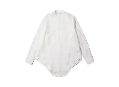 JULIUS Edge Neck Pullover Shirt "Off White"
