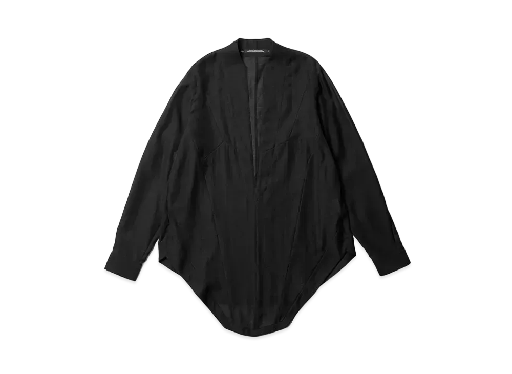 JULIUS Edge Neck Pullover Shirt "Black"