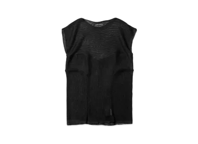 JULIUS Prism Knit Sleeveless Top #2 "Black"