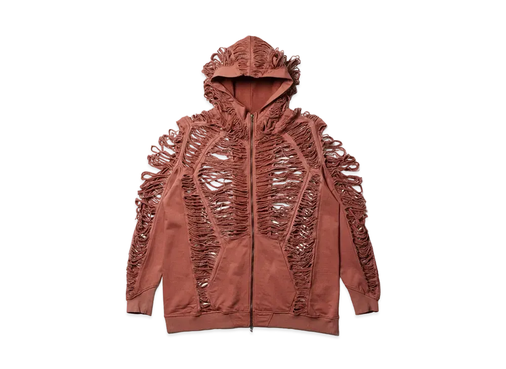 JULIUS Tone Blaze Hoodie "Vermilion"
