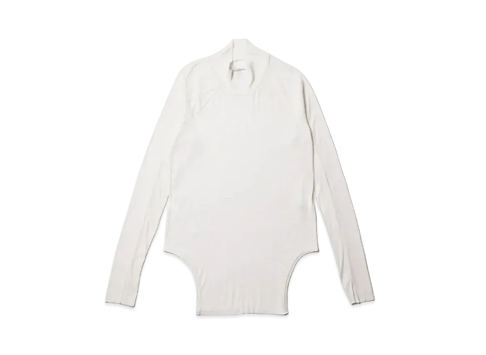 JULIUS High Neck Long Sleeve Top "Plaster"